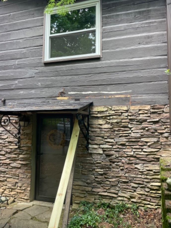 Log Replacement Tulip Poplar Building Services 